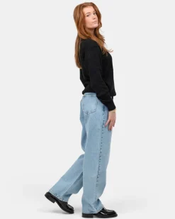 Regular Denim Jeans Light Blue