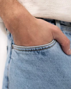 Regular Denim Jeans Light Blue