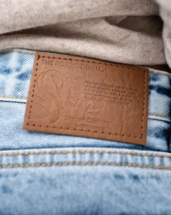 Regular Denim Jeans Light Blue