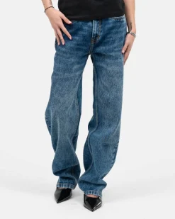 Regular Denim Jeans Mid Blue