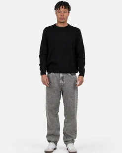 Regular Denim Jeans Washed Grey