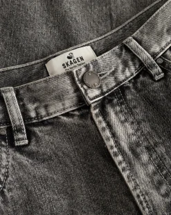 Regular Denim Jeans Washed Grey