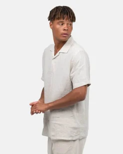 Regular Hørbukser Beige
