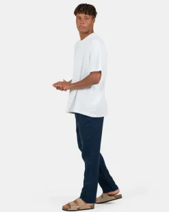 Regular Hørbukser Navy