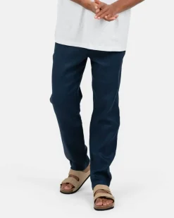 Regular Hørbukser Navy