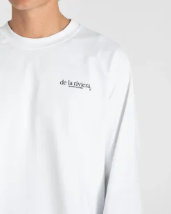 Riviera Rogue Raglan Longsleeve White