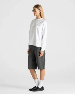 Riviera Rogue Raglan Longsleeve White Dame