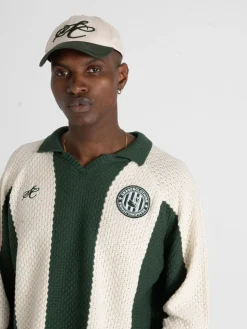 SC Football Knit Green/beige