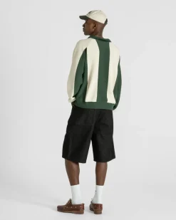 SC Football Knit Green/beige