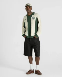 SC Football Knit Green/beige