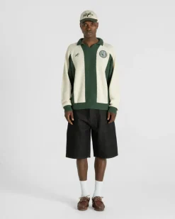 SC Football Knit Green/beige