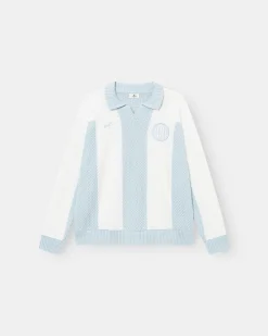 SC Football Knit Light Blue/white