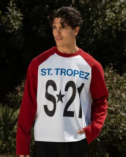 St. Tropez Raglan Longsleeve Bordeaux