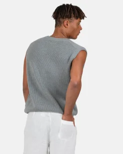 Strikvest Grå