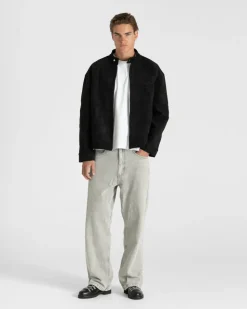 Suede Jacket Black