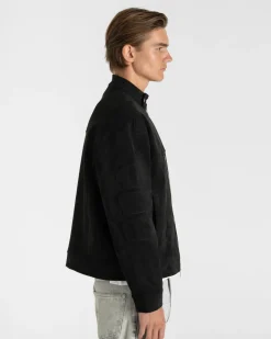 Suede Jacket Black
