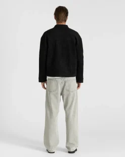 Suede Jacket Black