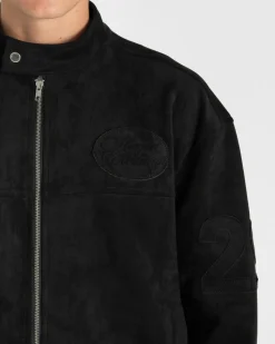 Suede Jacket Black