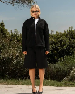 Suede Jacket Black