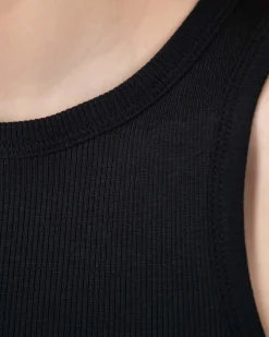 Tank Top Sort Dame