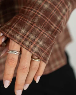 Ternet Flannel shirt bordeaux