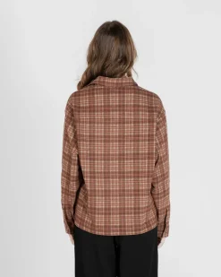 Ternet Flannel shirt bordeaux