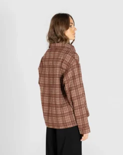Ternet Flannel shirt bordeaux