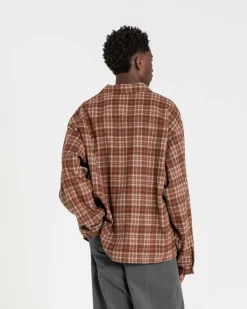 Ternet Flannel shirt bordeaux
