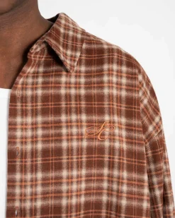 Ternet Flannel shirt bordeaux
