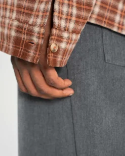 Ternet Flannel shirt bordeaux