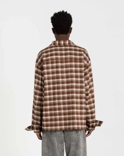 Ternet Flannel Shirt Brown