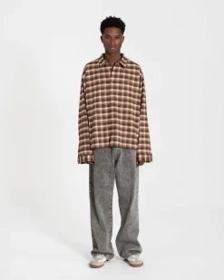 Ternet Flannel Shirt Brown