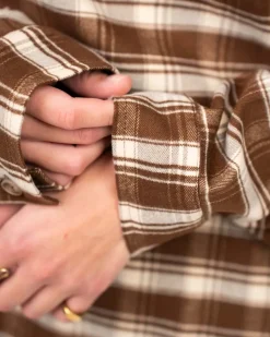 Ternet Flannel Shirt Brown