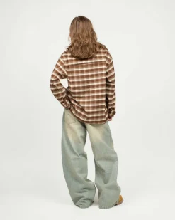 Ternet Flannel Shirt Brown