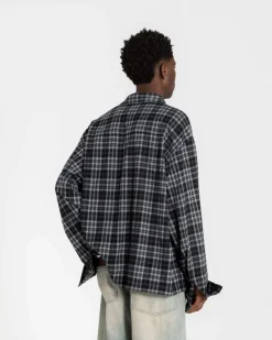 Ternet Flannel Shirt grey