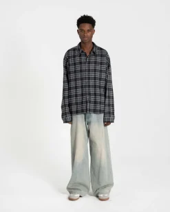 Ternet Flannel Shirt grey