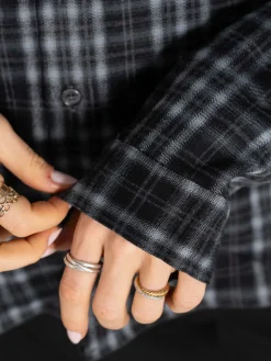 Ternet Flannel Shirt grey