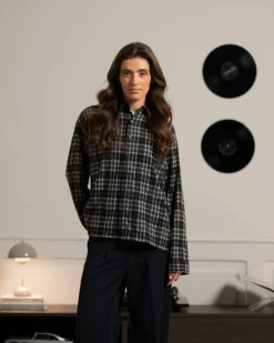 Ternet Flannel Shirt grey
